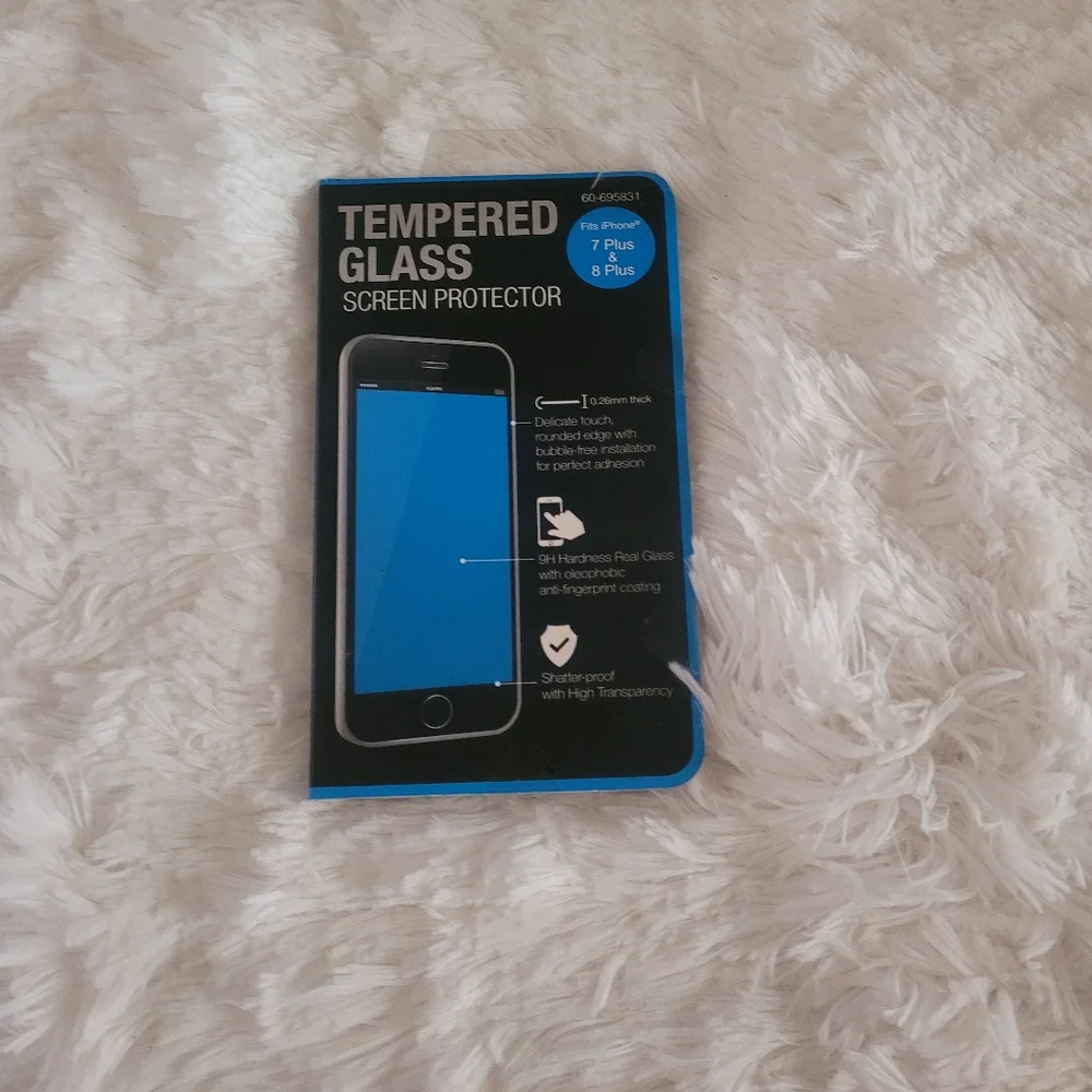 Tempered Glass Screen Protector For iPhone 7 plus & 8 plus, New